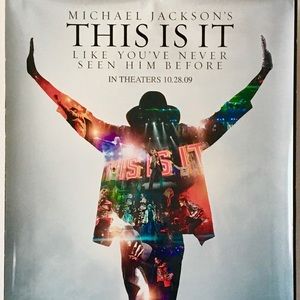 MICHAEL JACKSON: THIS IS IT Original Film Poster
